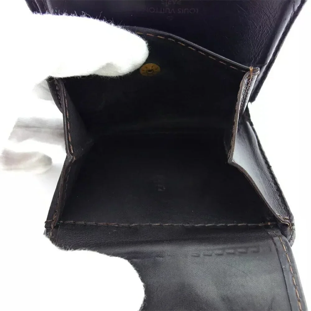 Louis Vuitton Two Folded Wallet Utah Uta Leather Authentic Used T19733 - Picture 3 of 10